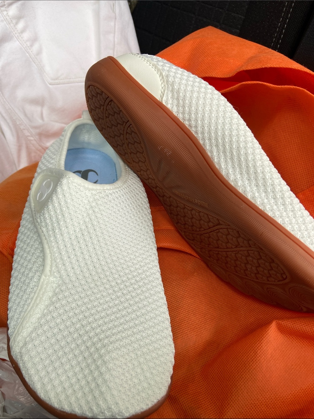 Orthopedic white slip in